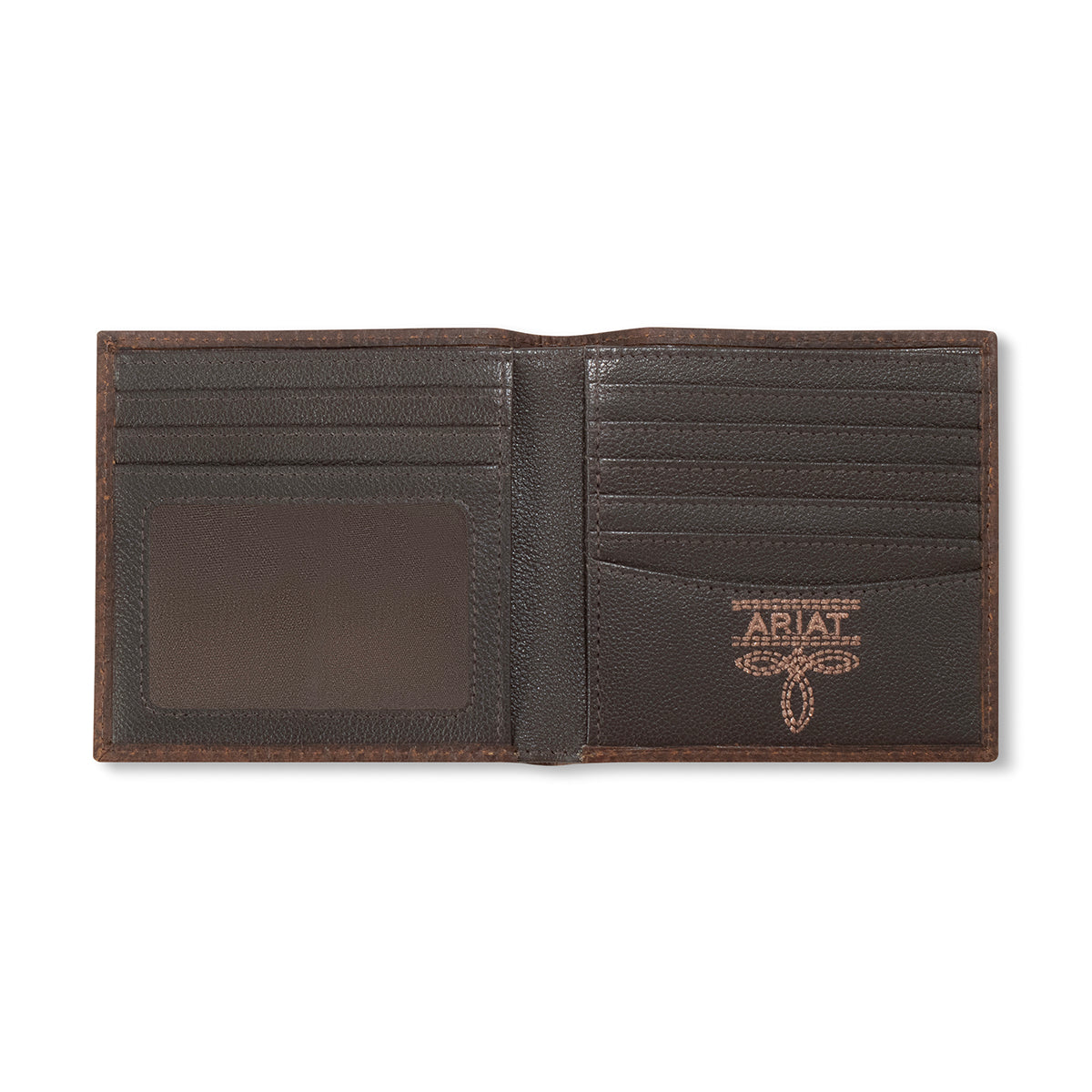 Men's Ariat Brown Large Bifold Style Wallet A3563502