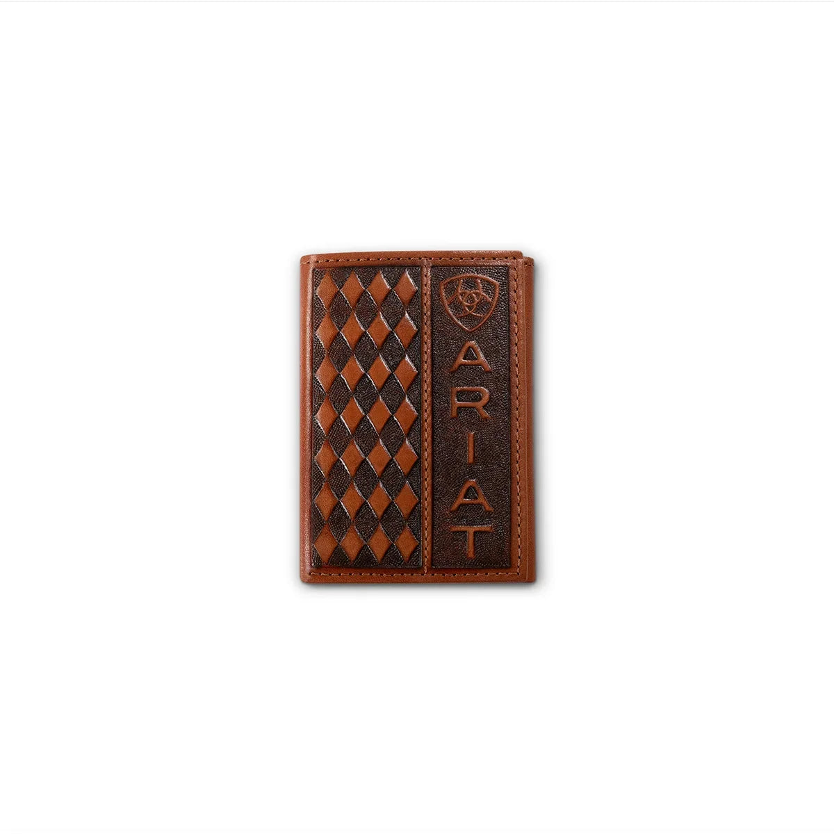 Ariat Men's Trifold Diamond Embossed Wallet A3568502