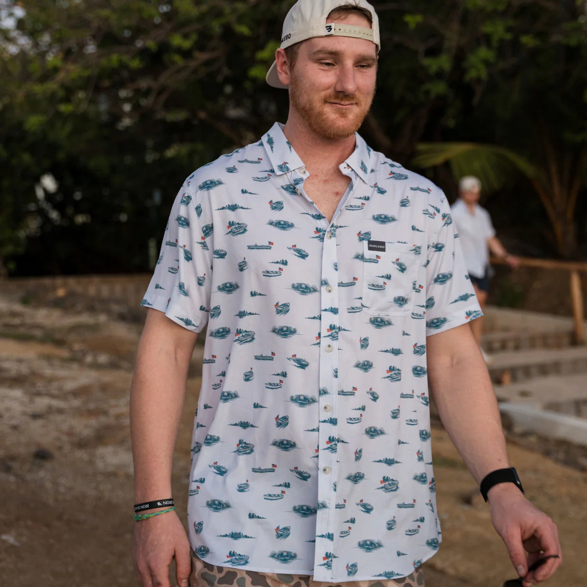 Men's Burlebo Performance Button Up - Lake Weekend PBU-LKWK - Crazy House Western Wear