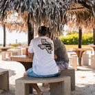 Men's Burlebo Texas Camo Flying B Logo - Heather Ash Grey TXCFB-SS-AG - Crazy House Western Wear