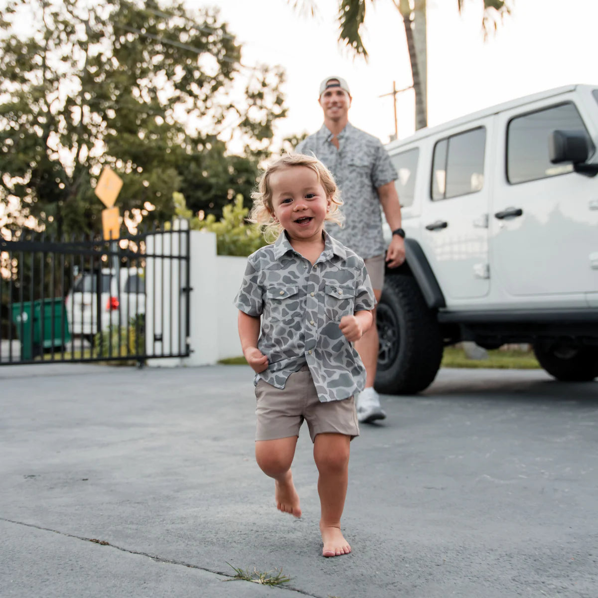 Boy's Burlebo Performance Western Shirt - Classic Deer Camo Y-PWS-CDC - Crazy House Western Wear