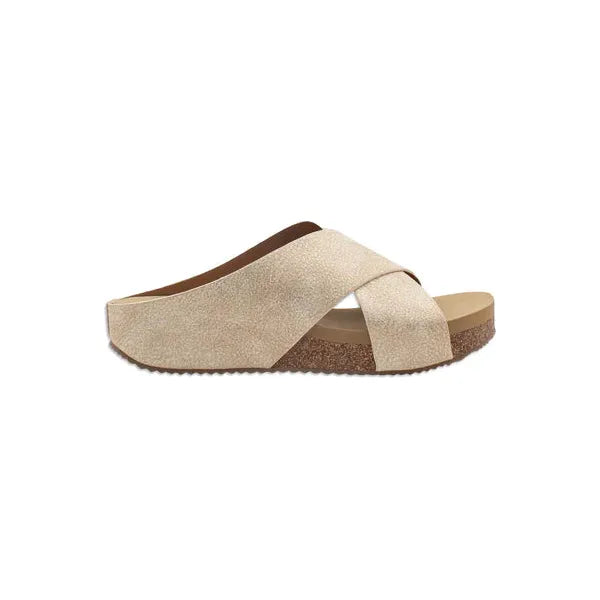 Women's Very Volatile Gold Sandals PV109-GOLD - Crazy House Western Wear