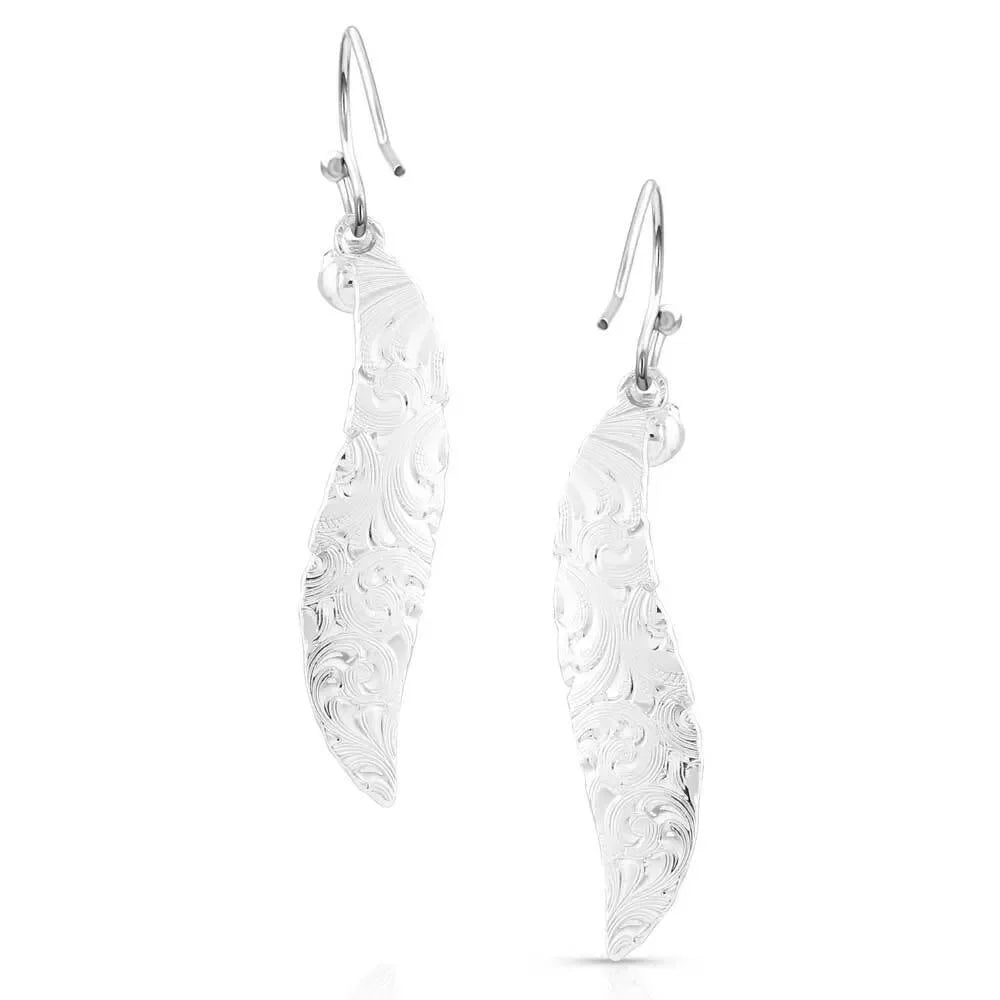 Women's Montana Silversmiths Cinderella Liberty American Made Earrings AMER5460