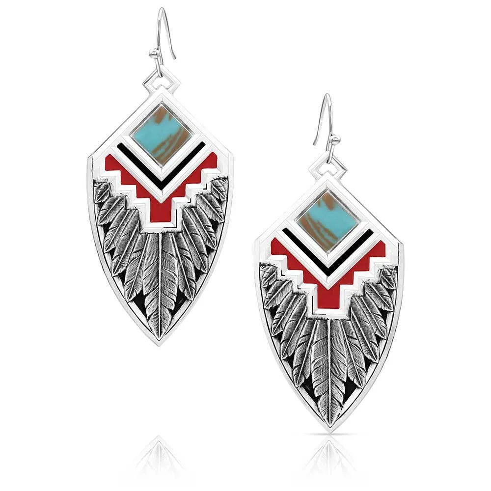Women's Montana Silversmiths Southwest Aura American Made Earrings AMER6059