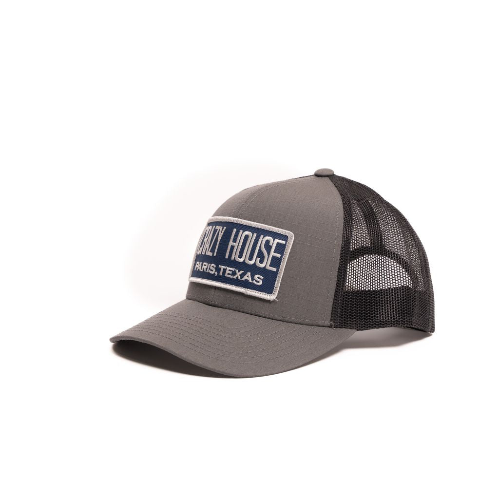 Crazy House Unisex Grey and Black Snapback with Patch - Crazy House Western Wear