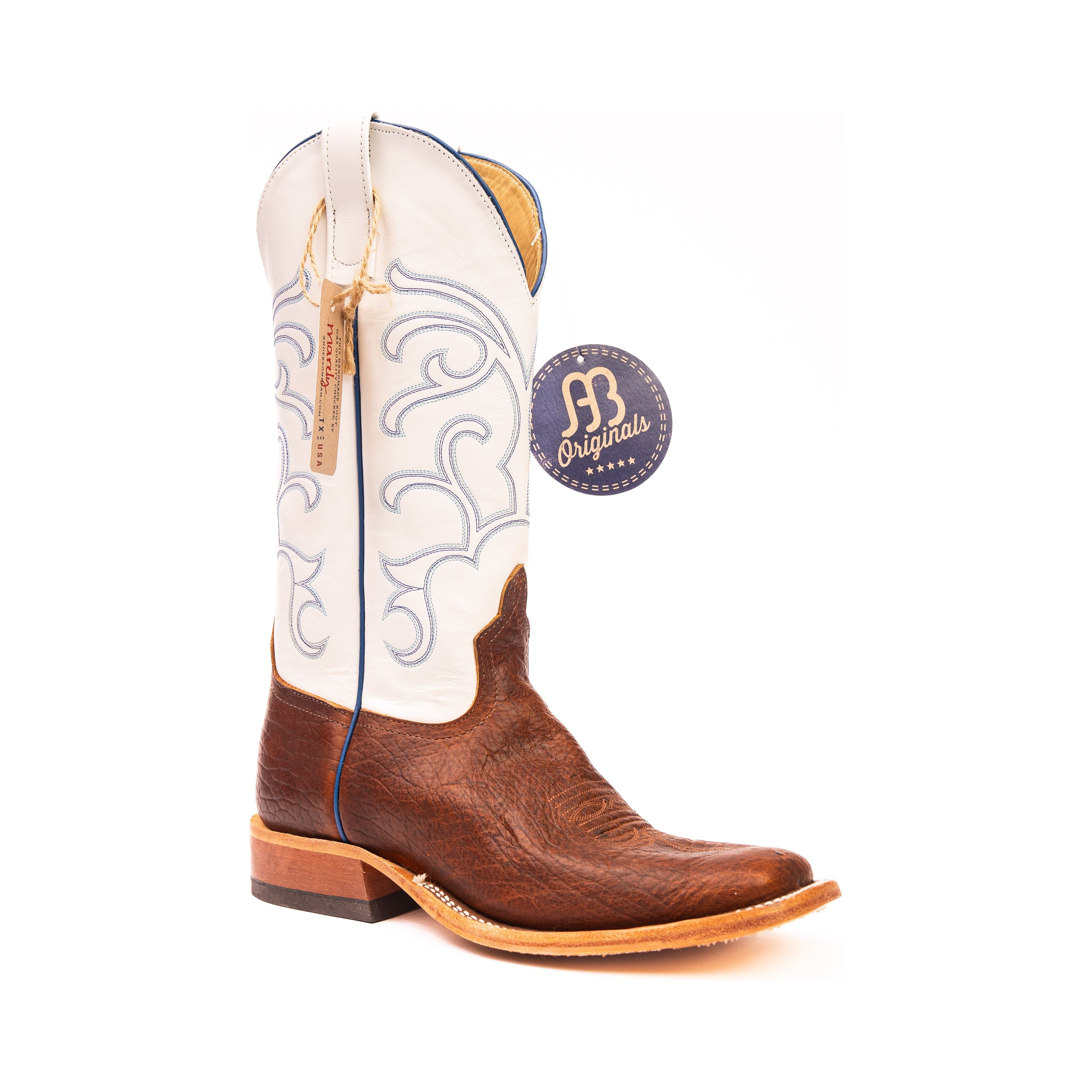 Anderson Bean Whiskey Third Pole Yak with 13" White Glove Top - Crazy House Western Wear