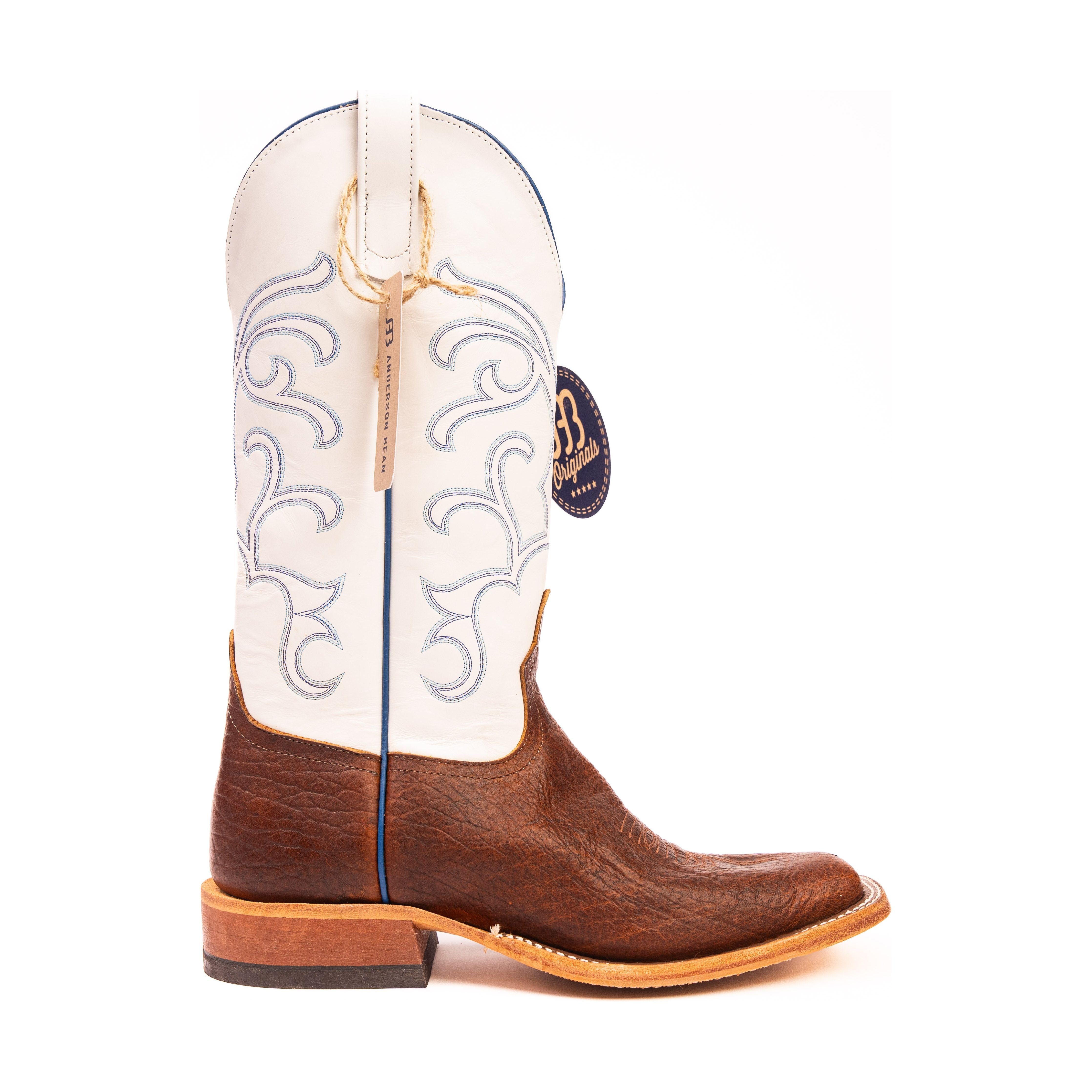 Anderson Bean Whiskey Third Pole Yak with 13" White Glove Top - Crazy House Western Wear