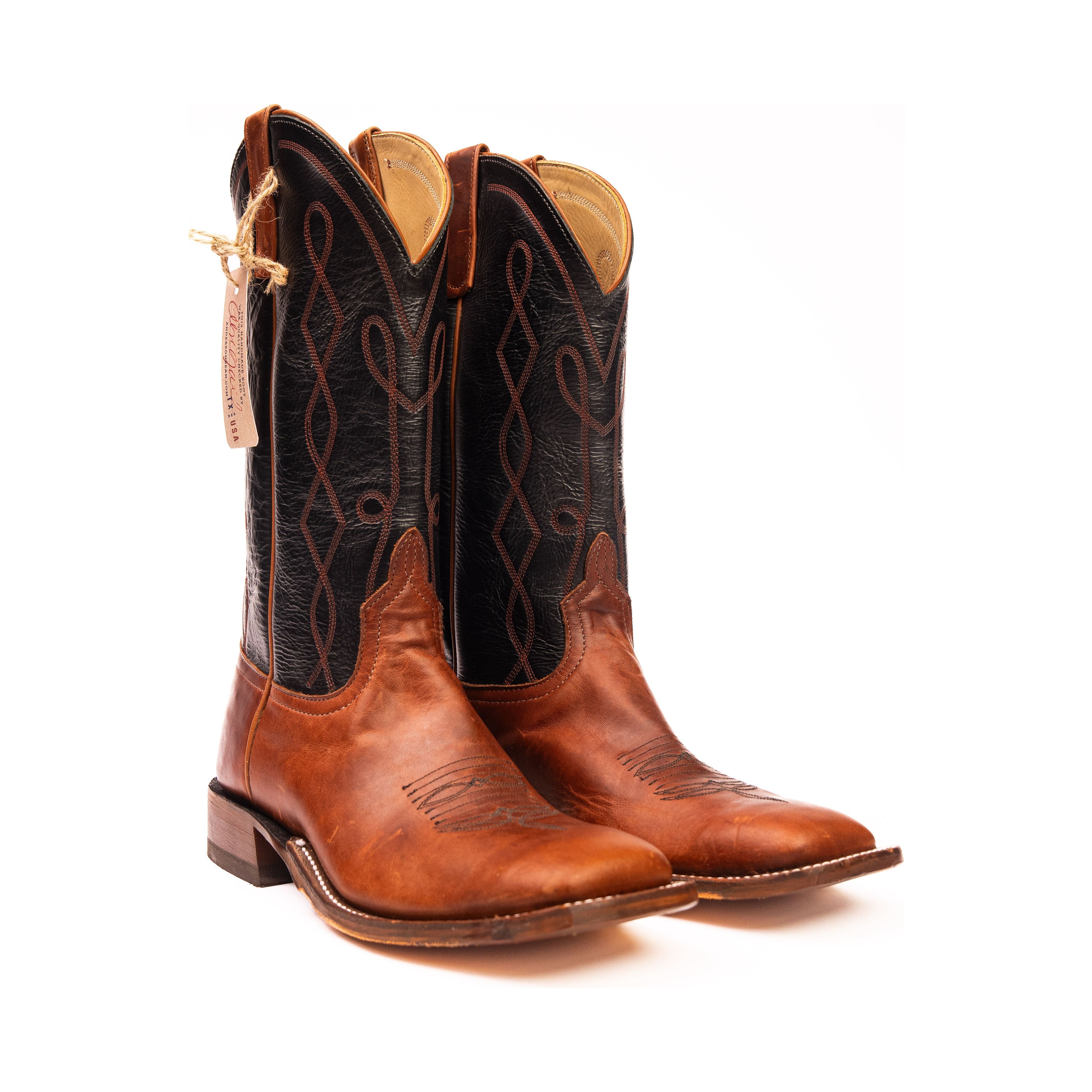 Anderson Bean Mirage Redwood with 13" Black Glove Top - Crazy House Western Wear