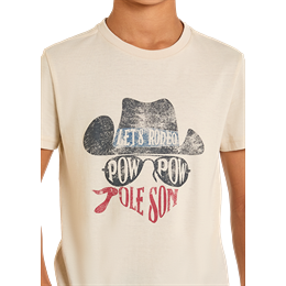 Boy's Rock and Roll "Pow Pow" Shirt BB21T07452 - Crazy House Western Wear