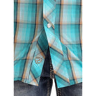 Boy's Rock and Roll Plaid Dobby Short Sleeve Shirt BBN3S05852 - Crazy House Western Wear