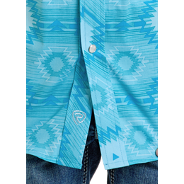 Boy's Rock & Roll Aztec Short Sleeve Shirt BBN3S06482 - Crazy House Western Wear