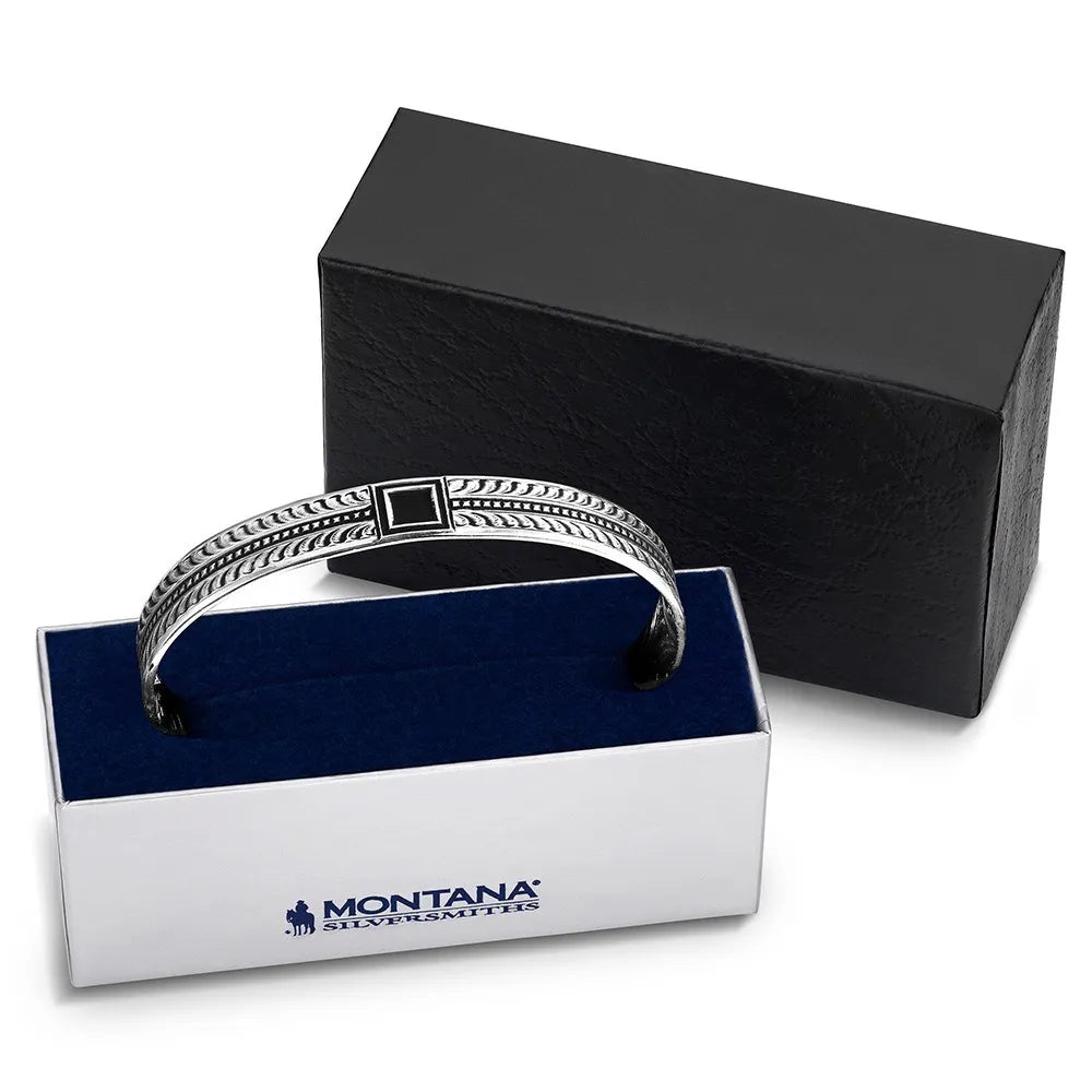 Montana Silversmiths Men's Sundown Ridge Cuff Bracelet BC6506