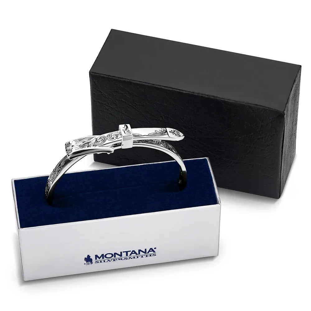 Montana Silversmiths Women's True West Buckle Bracelet BC6606