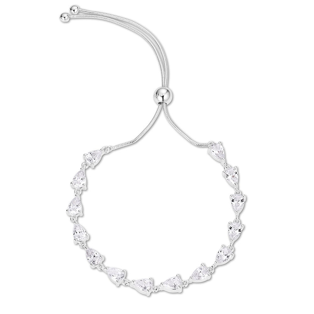 Montana Silversmiths Westward Crystal Bolo Bracelet BC6633