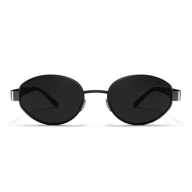 Blenders Jet Black Azure Oval Shaped Sunglasses BE1250