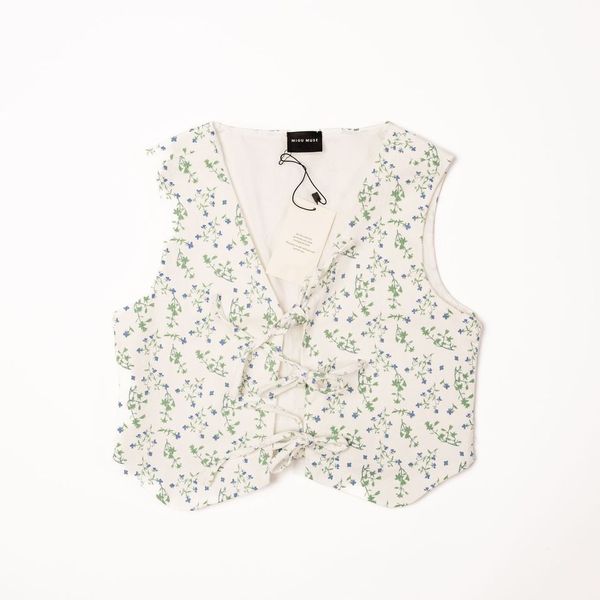 Women's Miou Muse Floral Print Vest T4797ST - Crazy House Western Wear