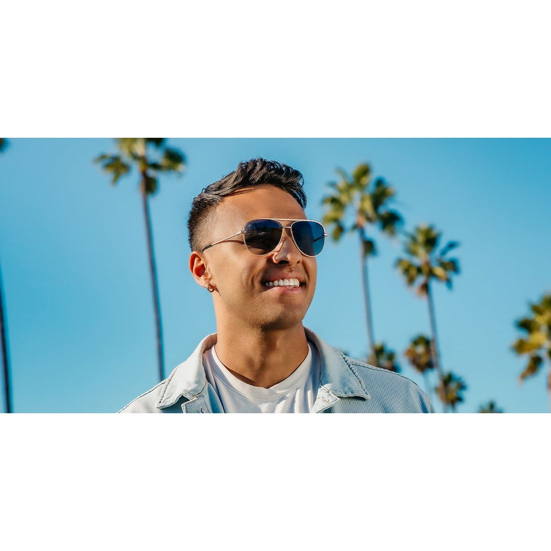 Blenders Shadow Matte Gold Sunglasses BE5605 - Crazy House Western Wear