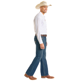 Men's Rock & Roll Ladder Stretch Double Barrell Straight BM0SD06690