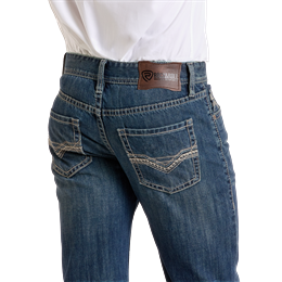 Men's Rock & Roll Ladder Stretch Double Barrell Straight BM0SD06690 - Crazy House Western Wear