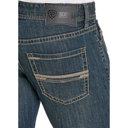 Men's Rock and Roll Denim Straight Embroidered Pistol Straight Jeans BM1PD08013