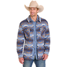 Men's Rock & Roll Jacquard Snap Shirt Jacket