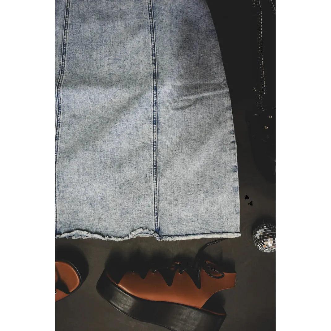 Women's TwoFly Buckle Up Blues Dress - Crazy House Western Wear