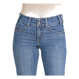 Women's Rock and Roll Denim Double Button Trousers BW5MD07849