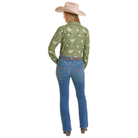 Women's Rock and Roll Tek Cactus Print Snap Shirt BWN2S07176 - Crazy House Western Wear