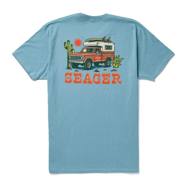 Men's Seager Baja Ocean Breeze T-shirt MTSP26BAJABLU