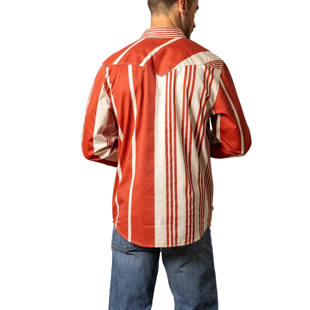 Men's Kimes Ranch Brick Red Bandit Long Sleeve Button Up