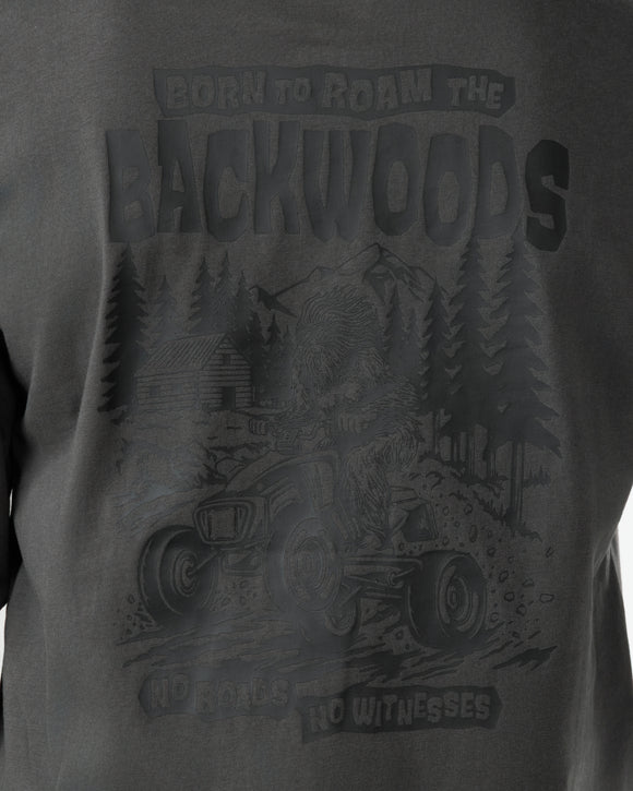 Waggle Boy's Gray Big Foot Big Wheels Long Sleeve T-shirt