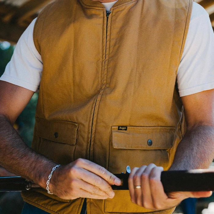 Seager Men's Bronze Bison Vest Bronze MOH26BVESTBRZ
