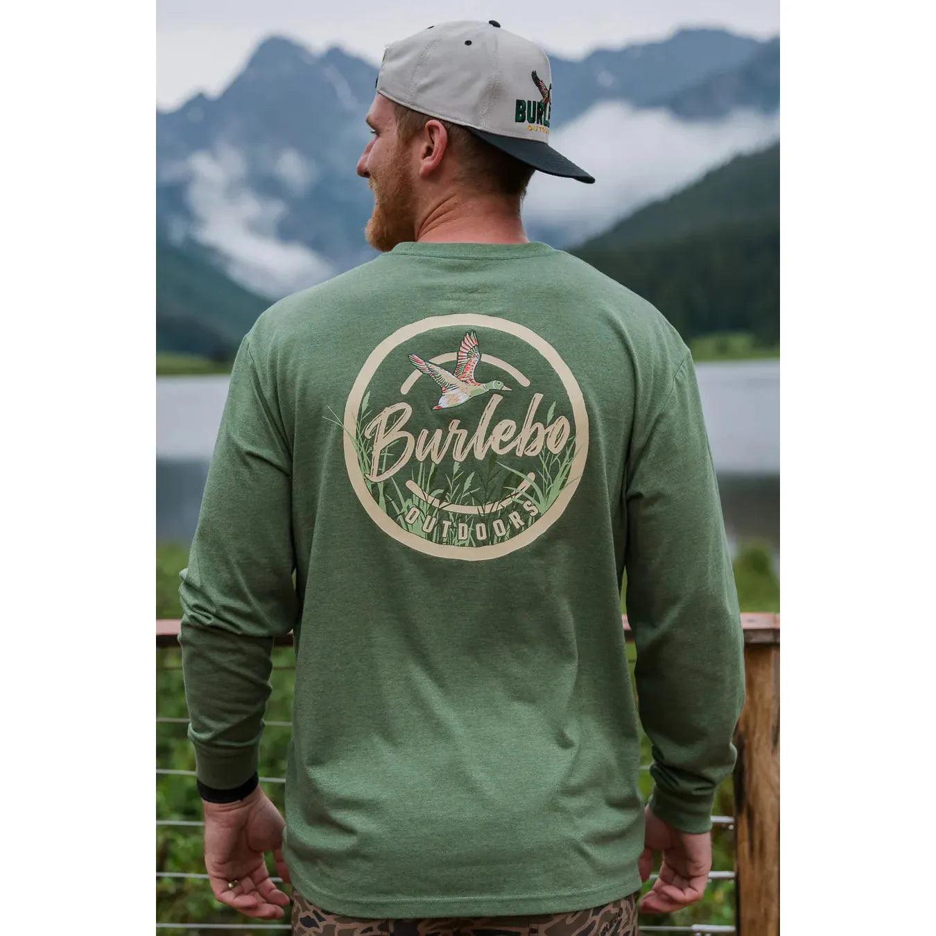 Men's Burlebo Outdoor Circle T-Shirt BOC-LS-HO - Crazy House Western Wear