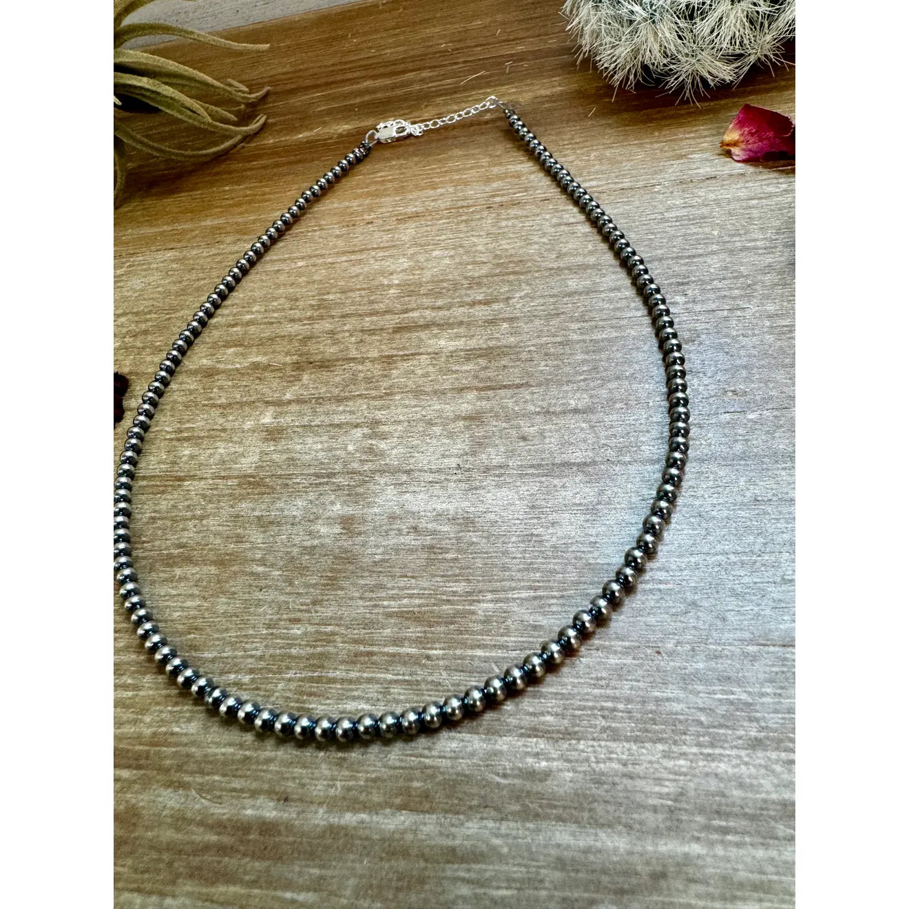 Bijoux Fab 14In 3 mm Sterling Silver Pearls - Choker CHO-STE-101-3MM