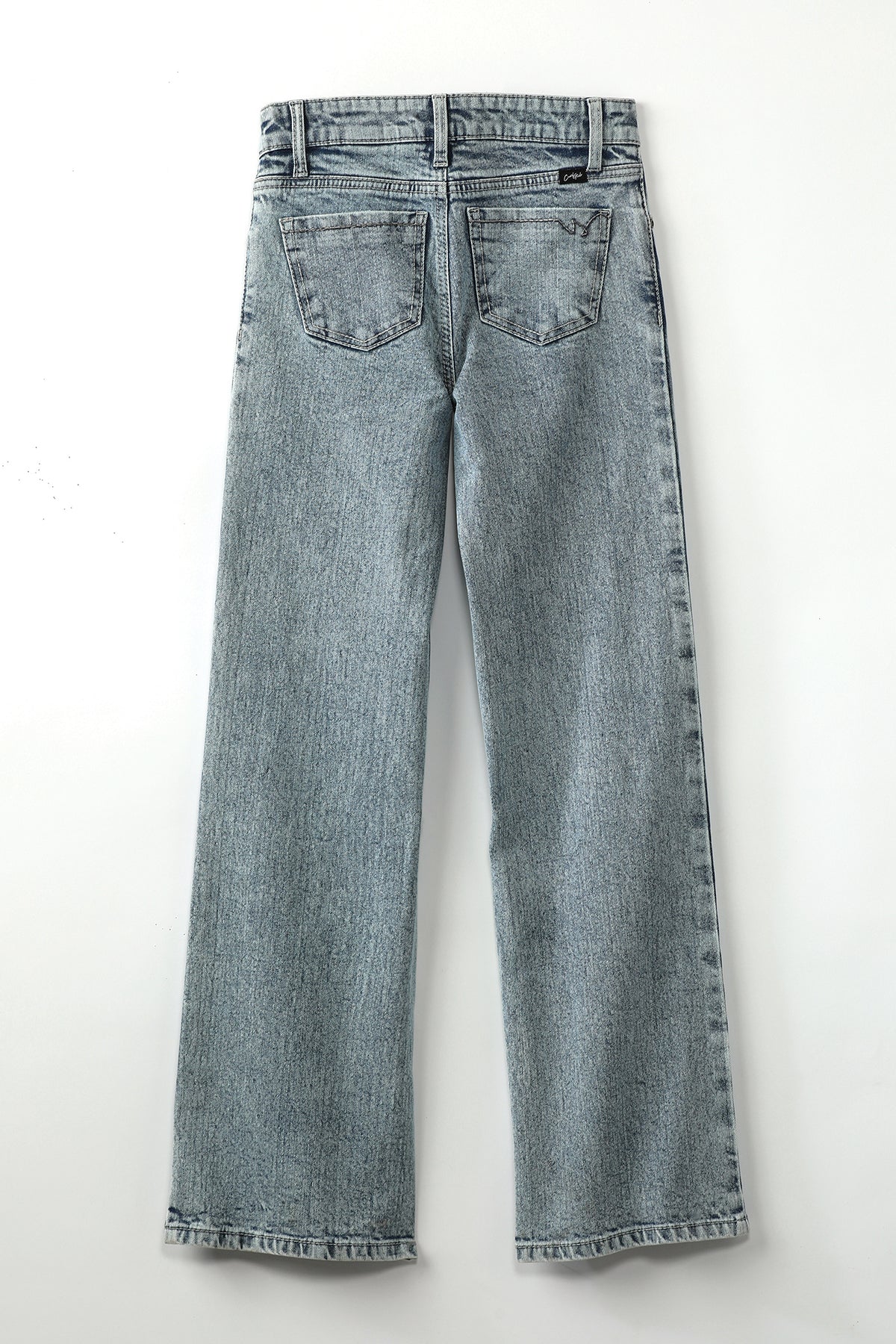 Girl's Cruel Denim Indigo Wide Leg Jeans CB23261001