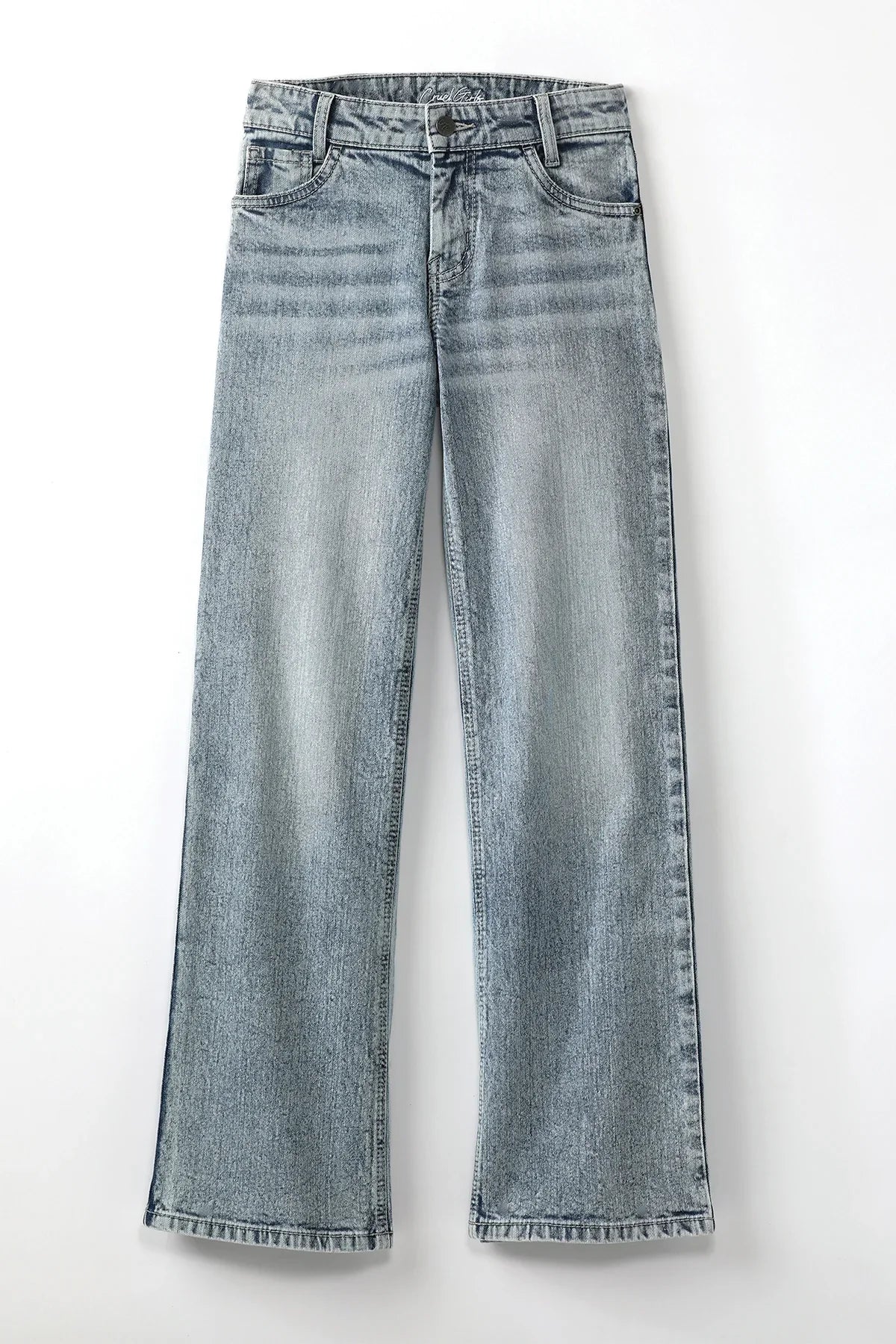 Girl's Cruel Denim Indigo Wide Leg Jeans CB23261001