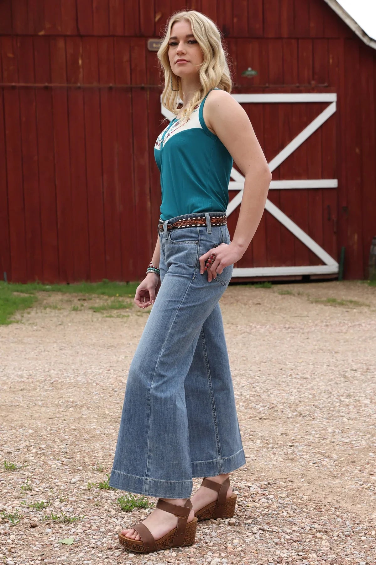 Women's Cruel Denim Hannah Cropped Light Wash Jeans CB77854001