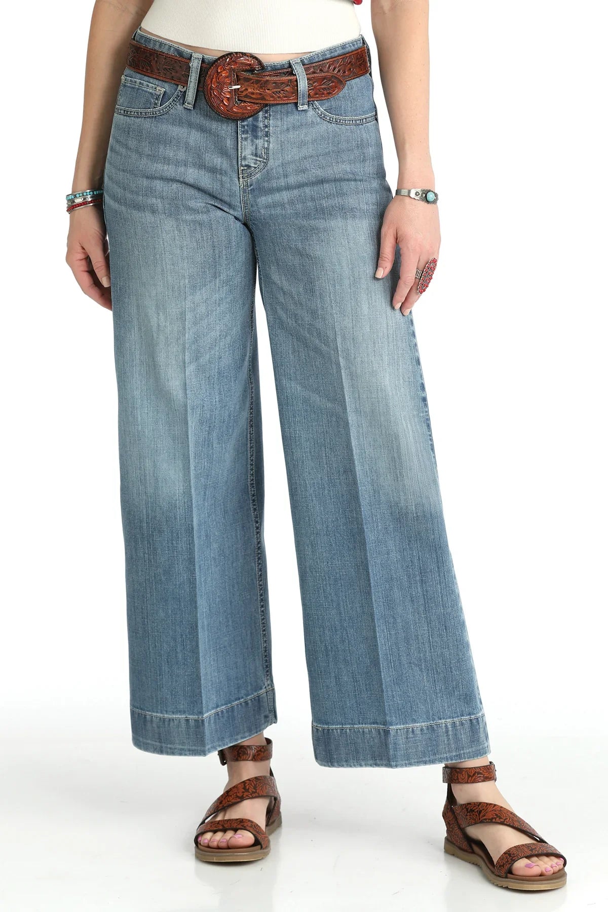 Women's Cruel Denim Hannah Cropped Light Wash Jeans CB77854001