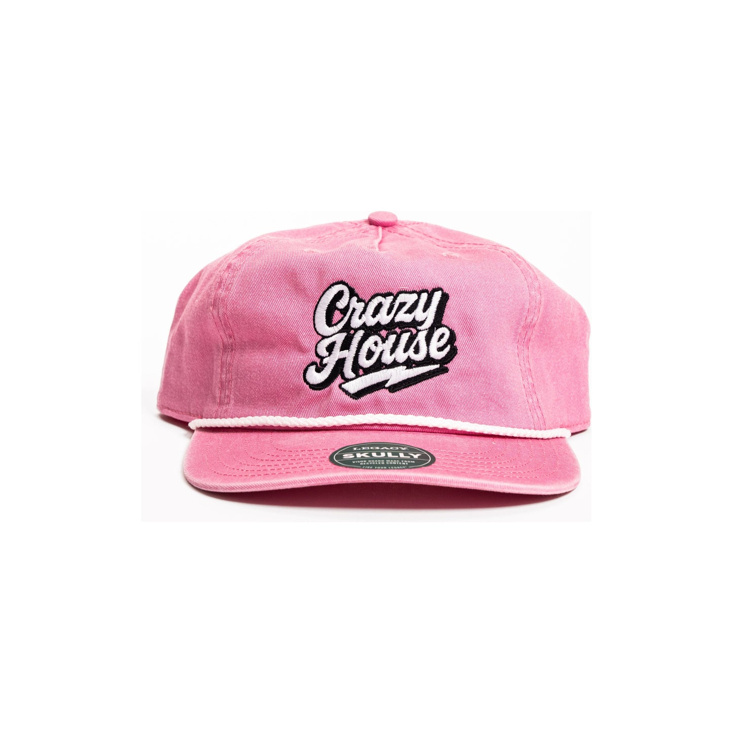 Crazy House Unisex Pink Old School Snap Back with Stitching - Crazy House Western Wear