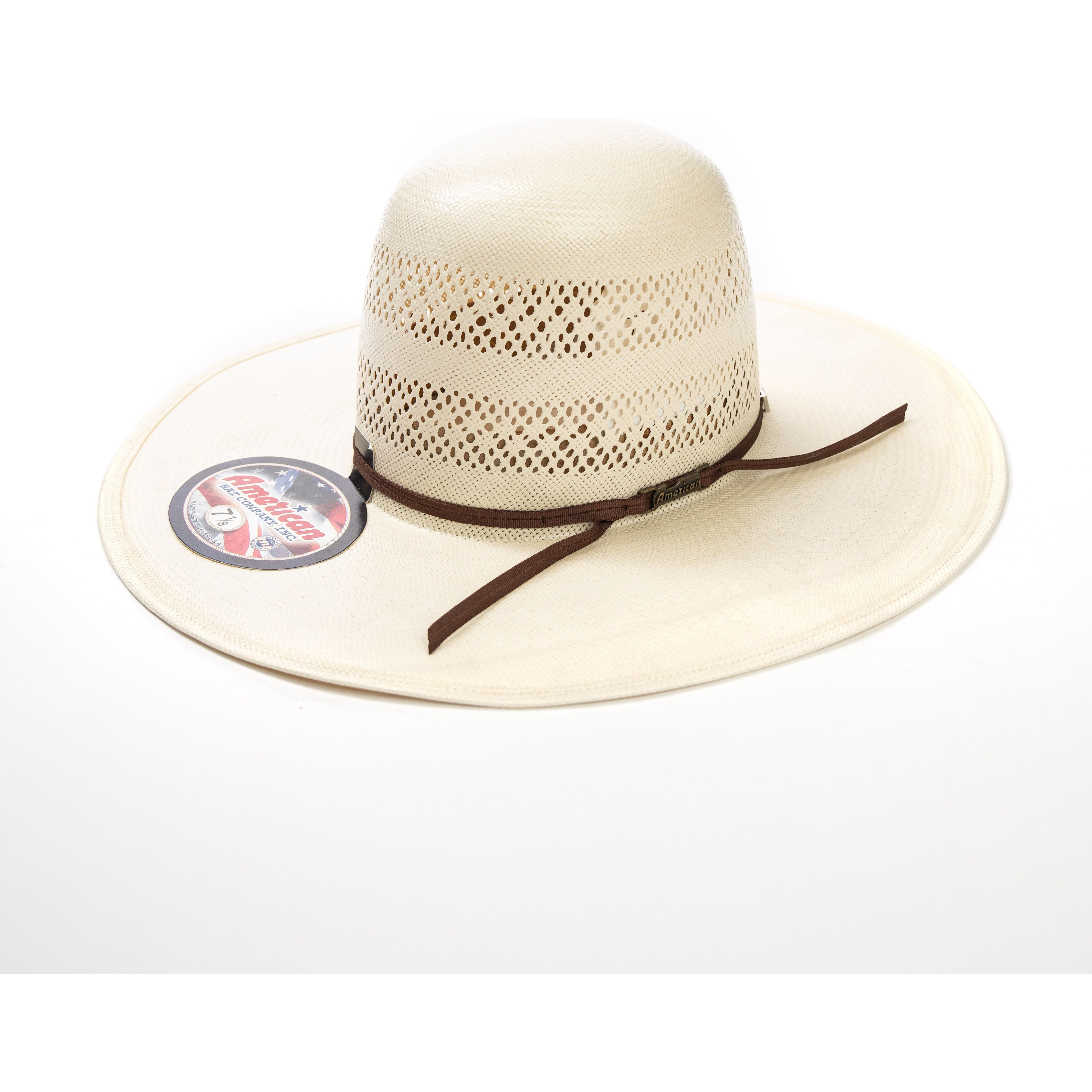 American Hat Company 6700S 4.5" Straw Hat - Crazy House Western Wear