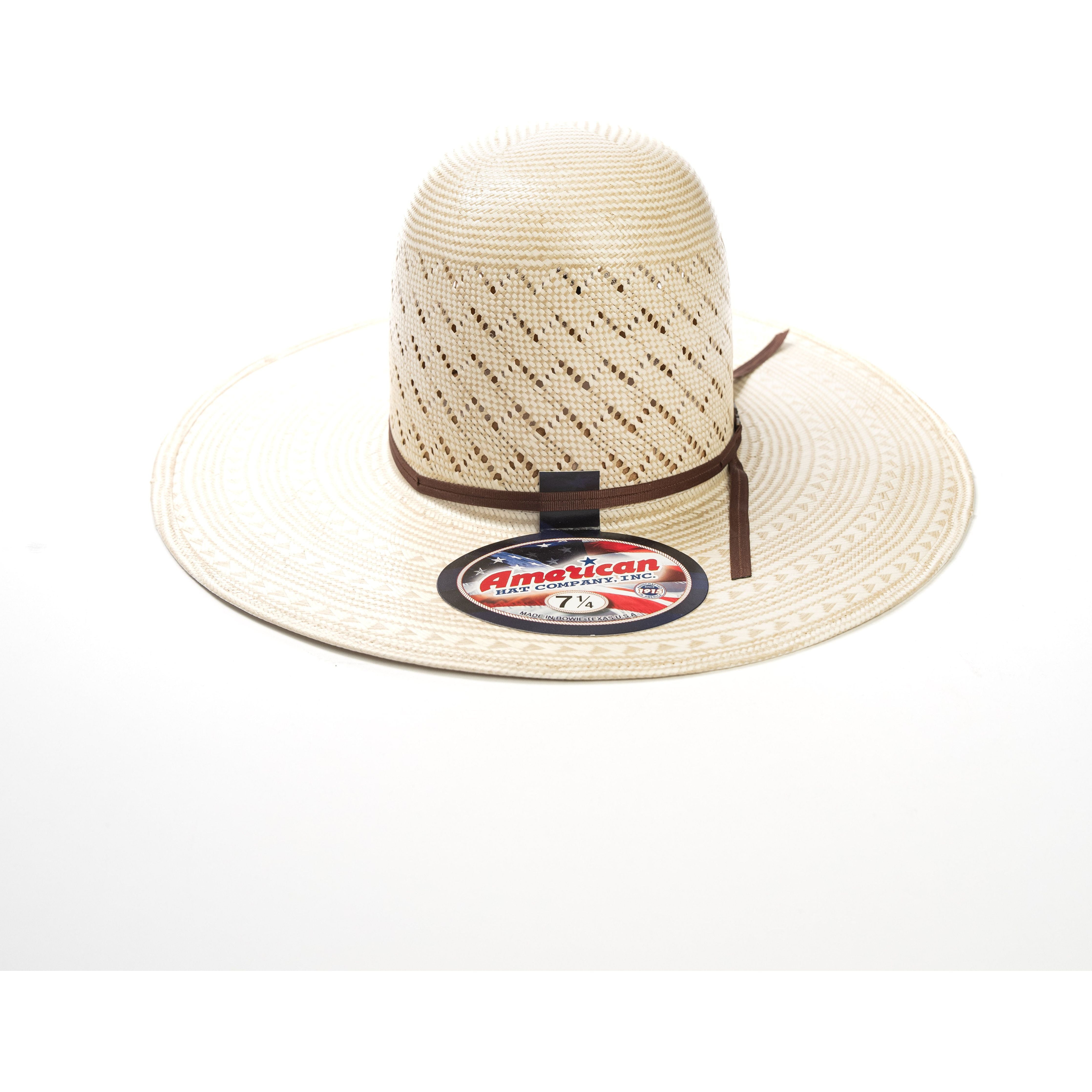American Hat Company 6200S 4.25" Straw Hat - Crazy House Western Wear