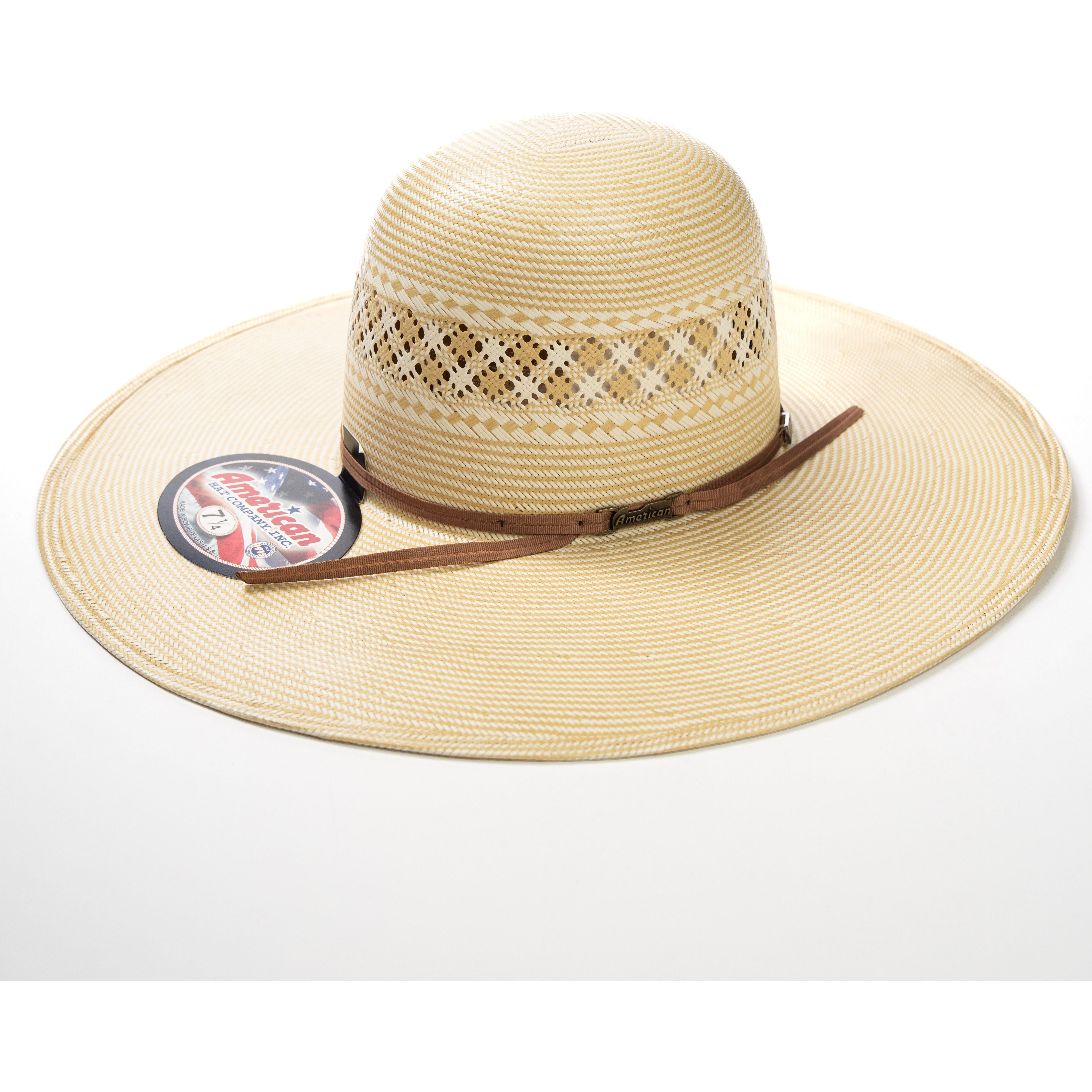 American Hat Company 1022S 4.5" Straw Hat - Crazy House Western Wear