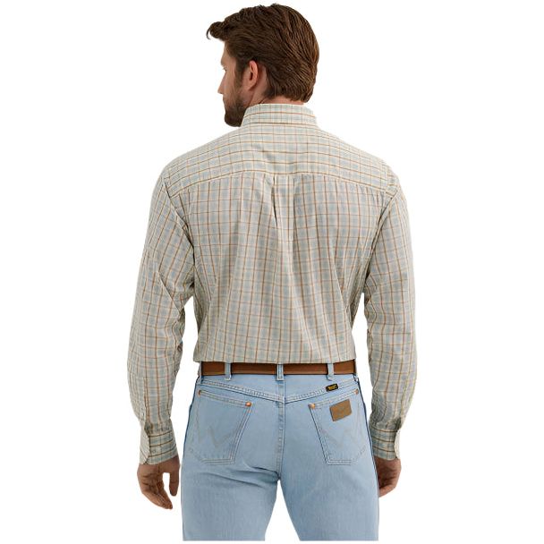 Men's Wrangler® Classics Long Sleeve Shirt - Relaxed Fit 112352418 - Crazy House Western Wear