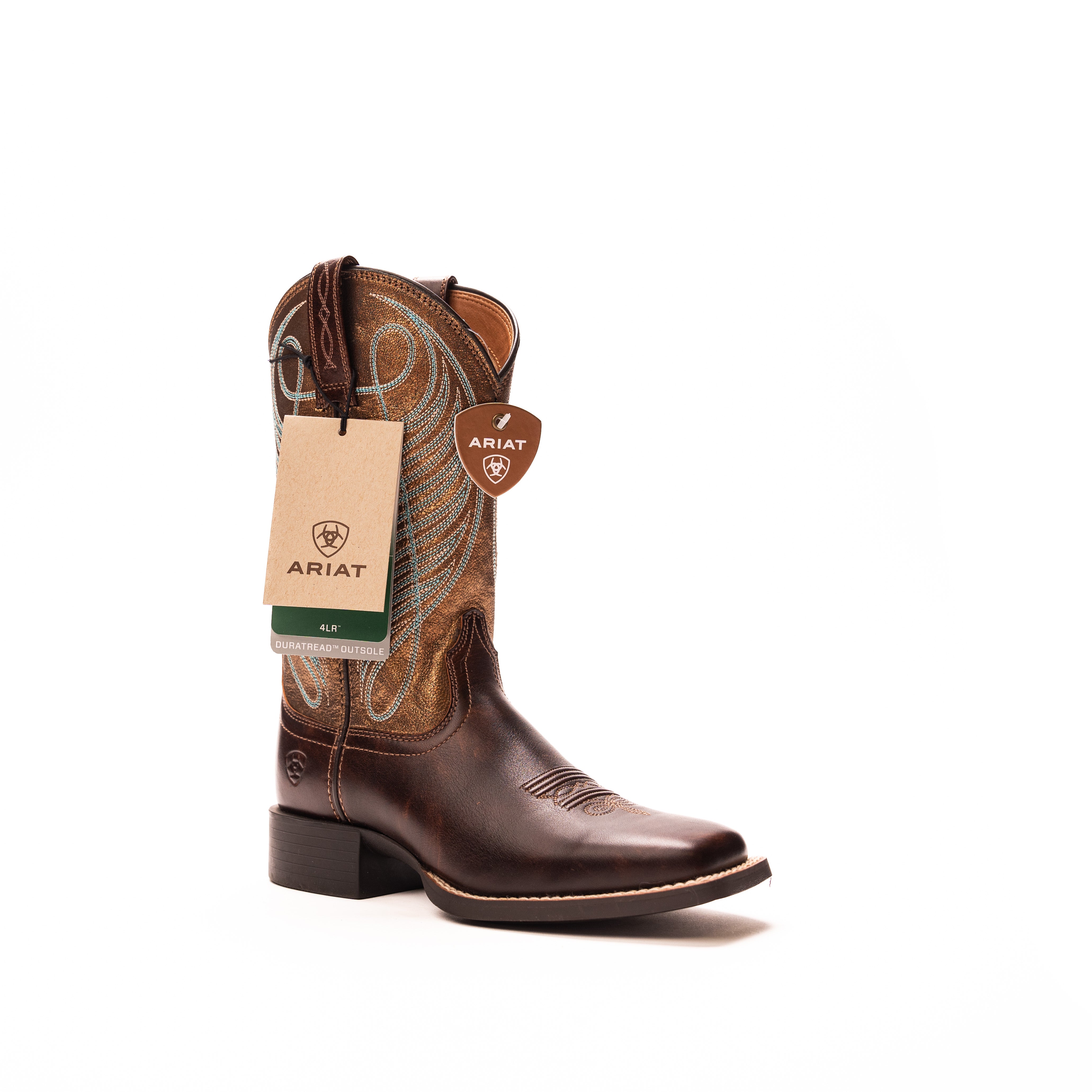 Women's Ariat Round Up Wide Square Toe Western Boot 11" 10016317 - Crazy House Western Wear