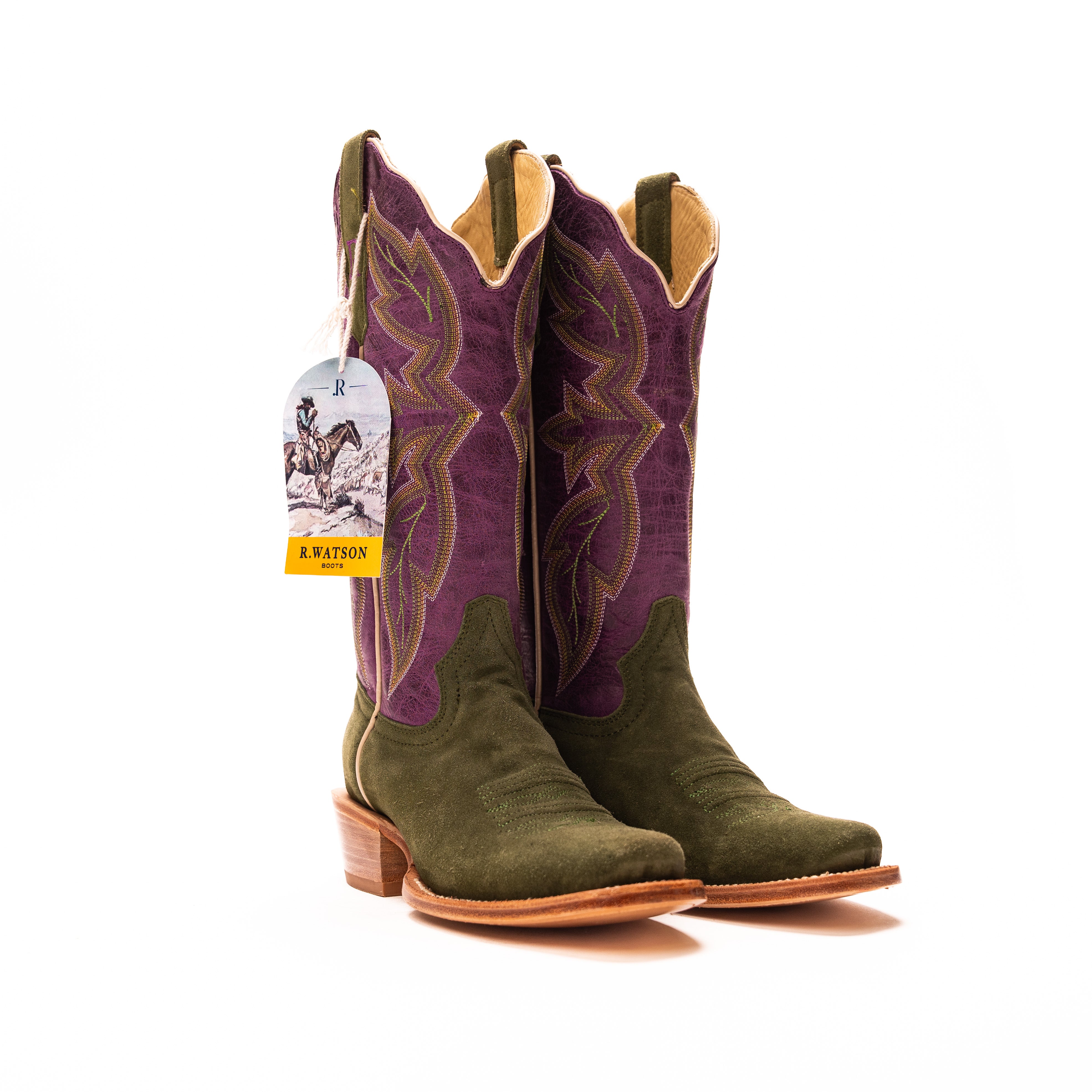 Women's R. Watson Roughout Narrow Square 13" RWL8404 - Crazy House Western Wear