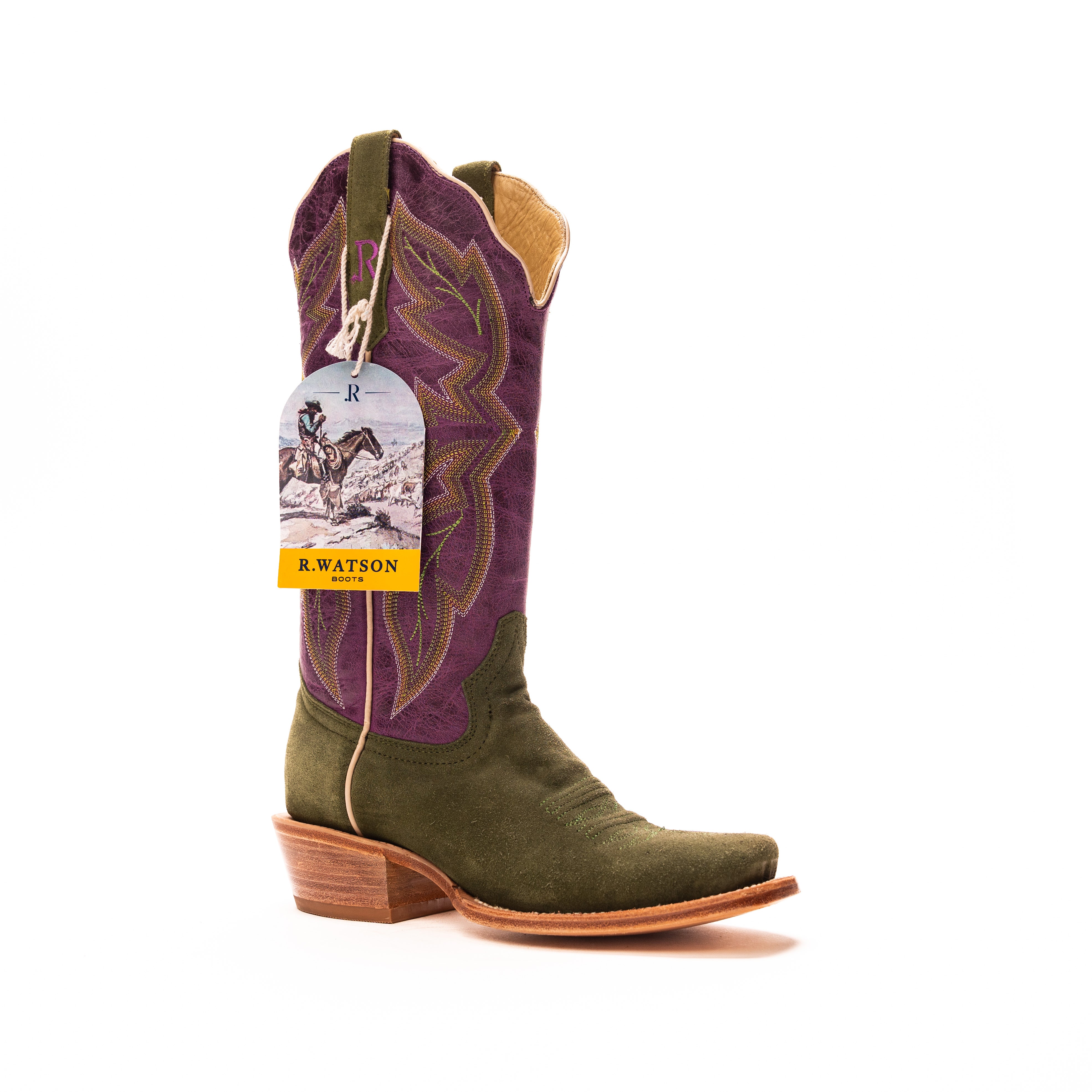 Women's R. Watson Roughout Narrow Square 13" RWL8404 - Crazy House Western Wear