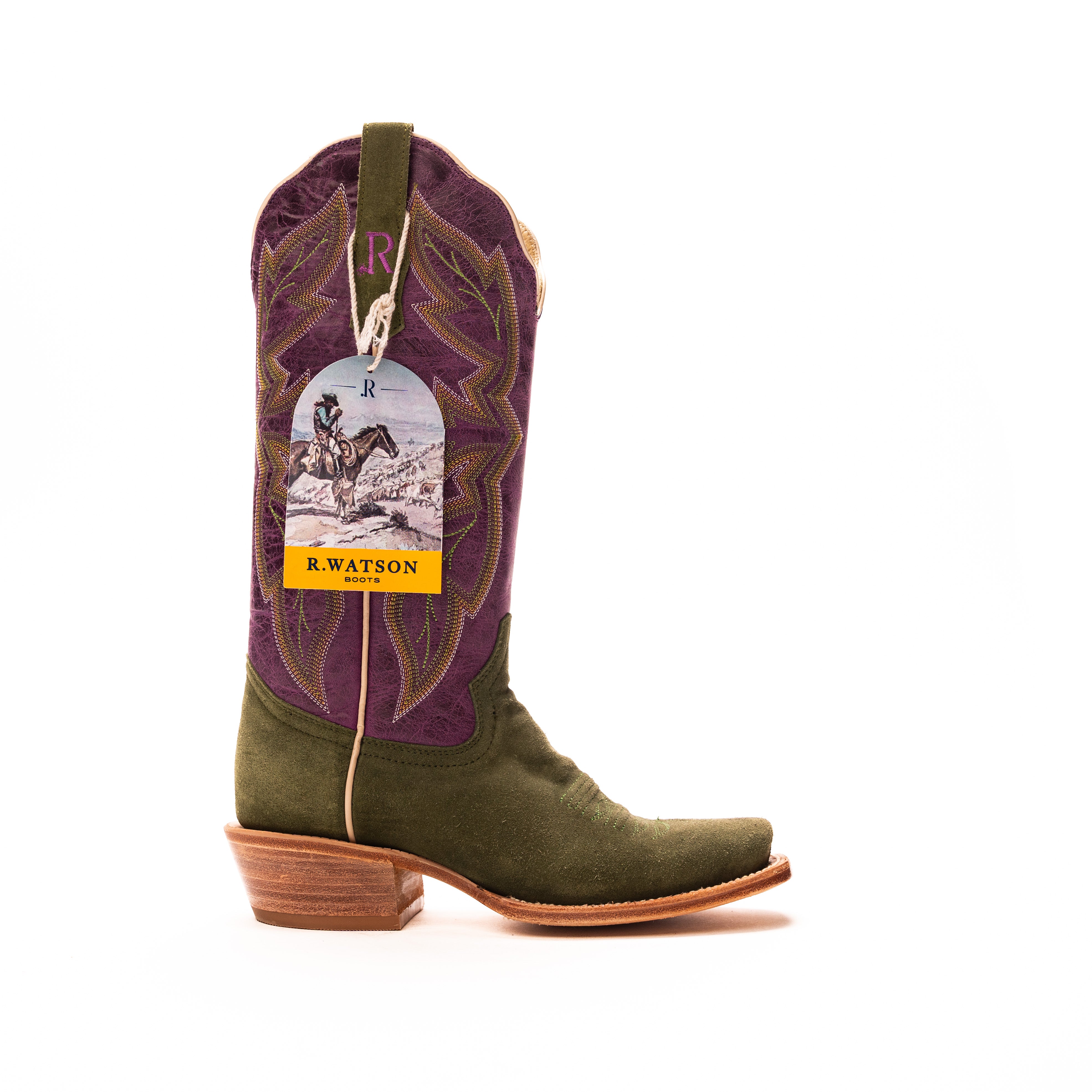 Women's R. Watson Roughout Narrow Square 13" RWL8404 - Crazy House Western Wear