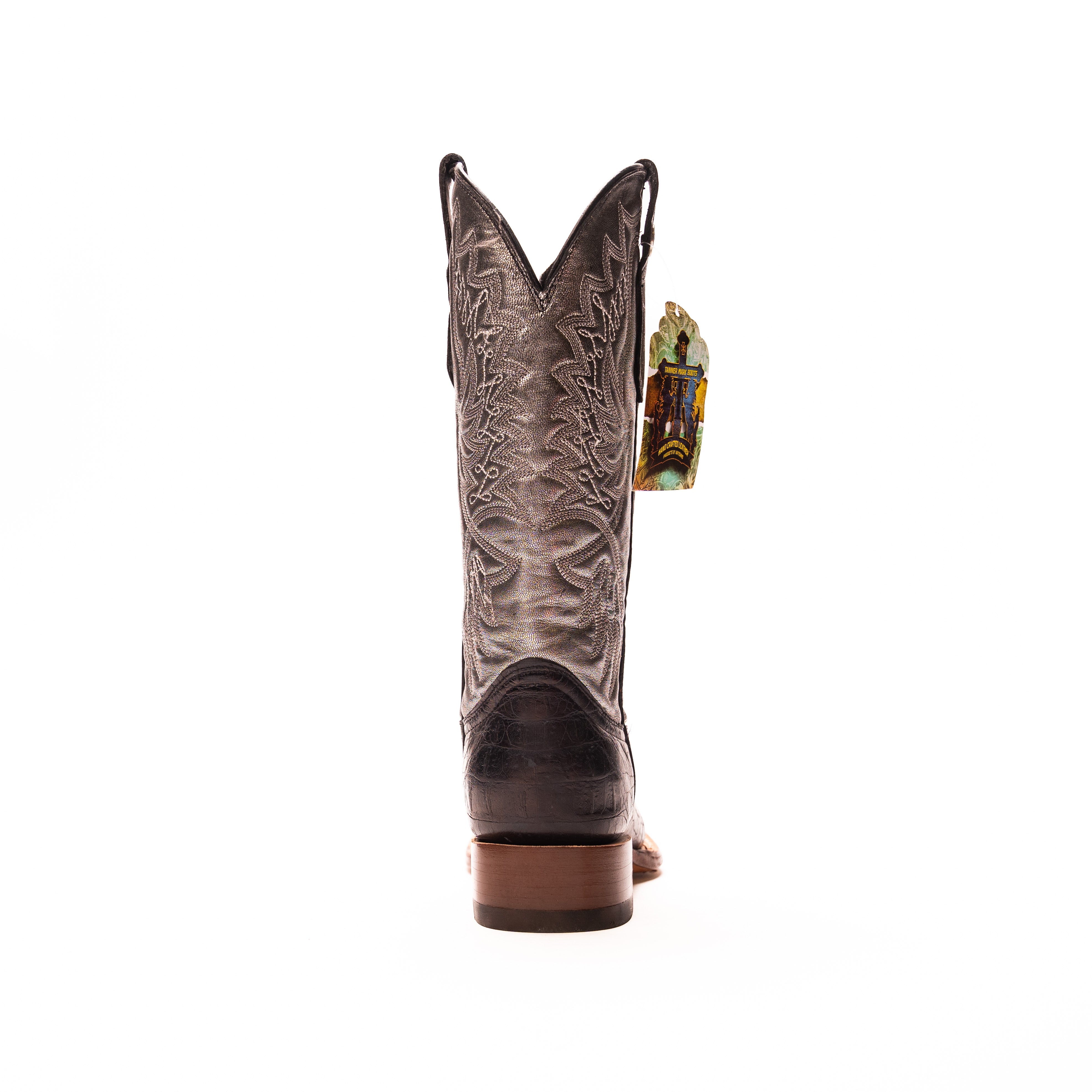 Women's Tanner Mark 12" Caiman Print Boots TML207075 - Crazy House Western Wear