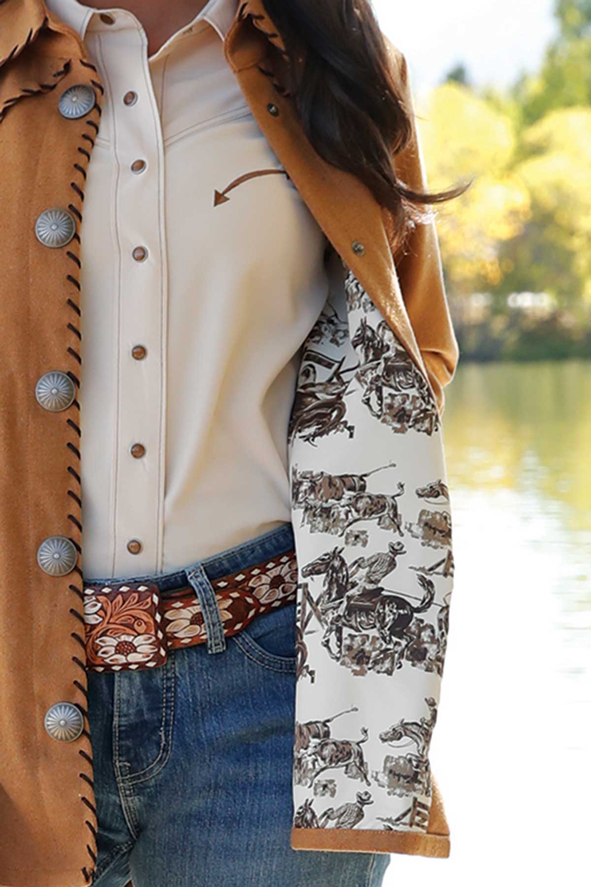 Women's Cruel Girl Brown Shacket CWJ7514001