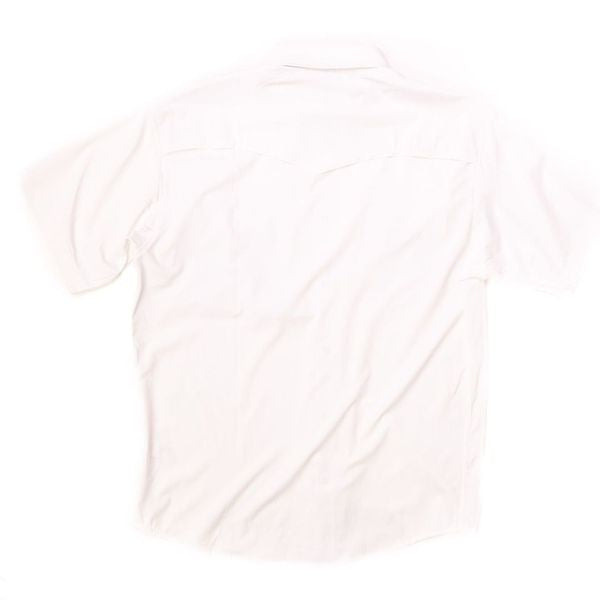 Men's Poncho White Pearl Snap Shirt Delrio-Wht - Crazy House Western Wear